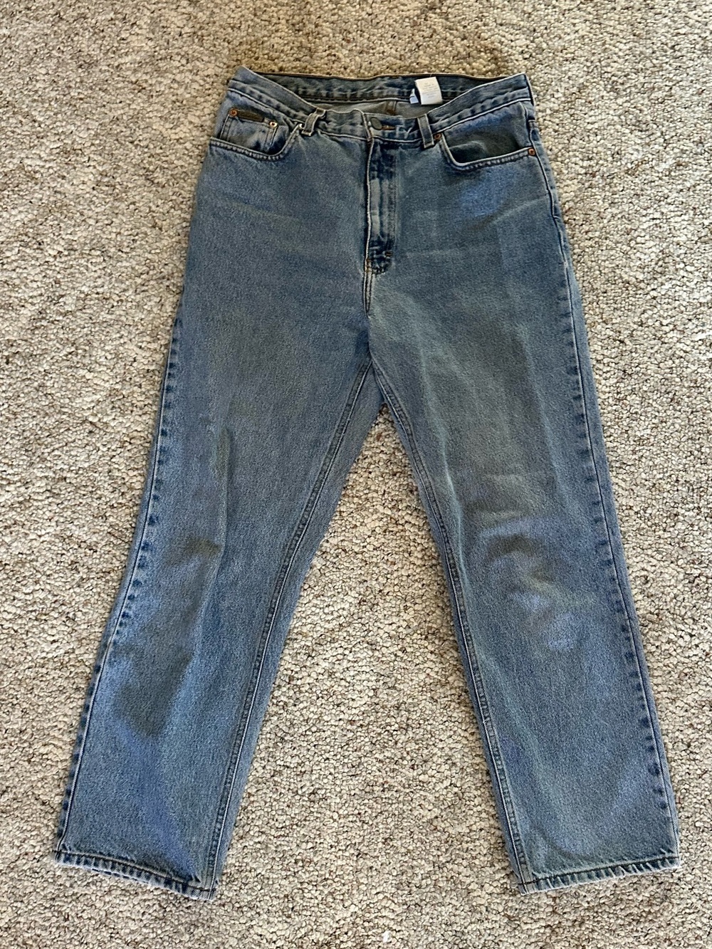 Calvin Klein Jeans Women's Straight Leg Denim - Light Blue